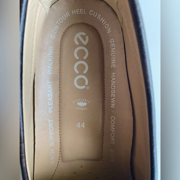 SOLD - ECCO Men’s Brown Leather Loafers | US 10 / 10.5 | 44 | - Picture 11 of 11